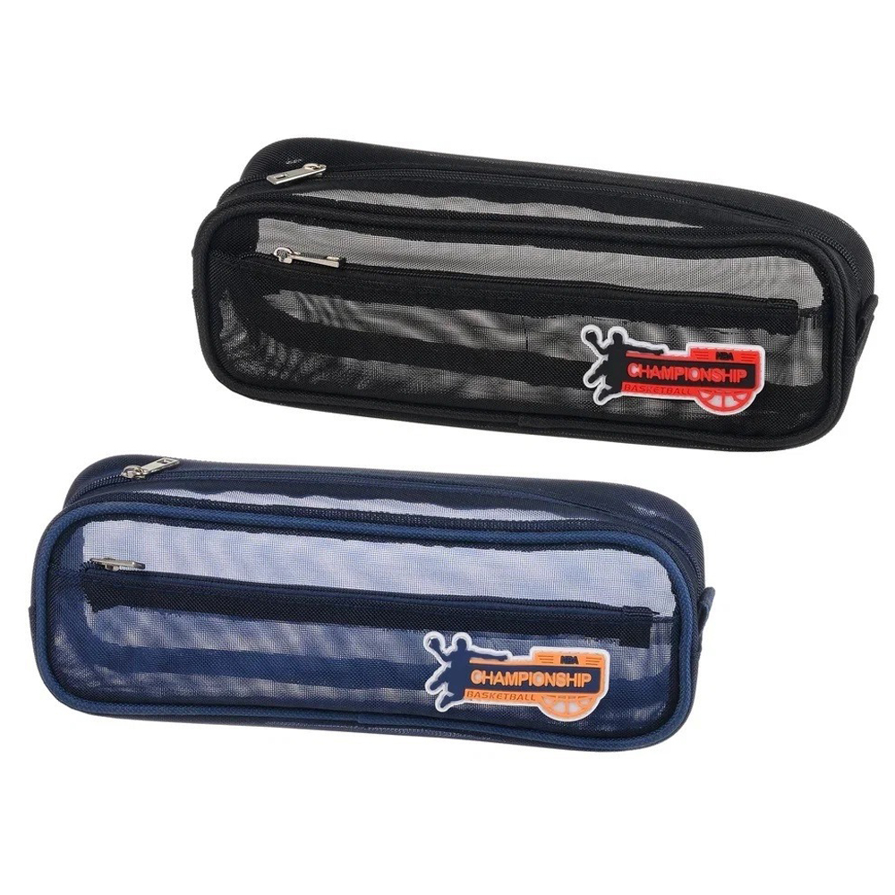 Пенал-косметичка BSD без наполнения, 22,5*8*5 см, серия "Баскетболисты", ассорти