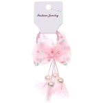 Резинки для волос детские 2шт «КОНФЕТКИ», жемчужинки, микс 5 цветов, d-3см