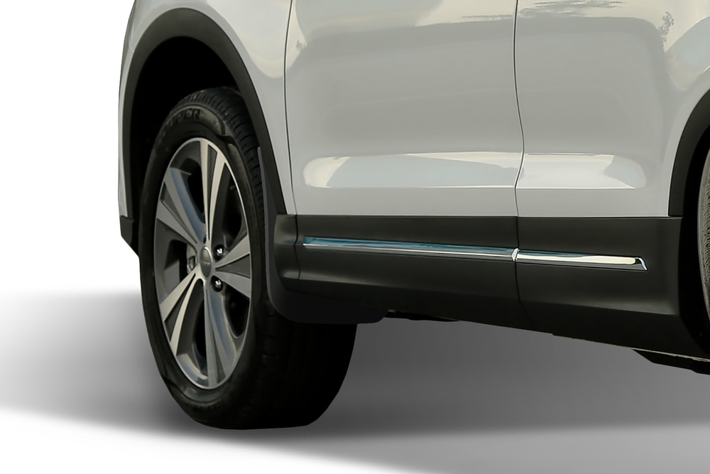 Брызговики передние для HAVAL H6, 2014-, без порогов, внедорожник 2шт. (optimum) в пакете арт.NLF.99.02.F13