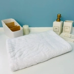 Полотенце махровое 70*140см «Florence» цвет белая гортензия 01-001, плотность 450 гр/м2