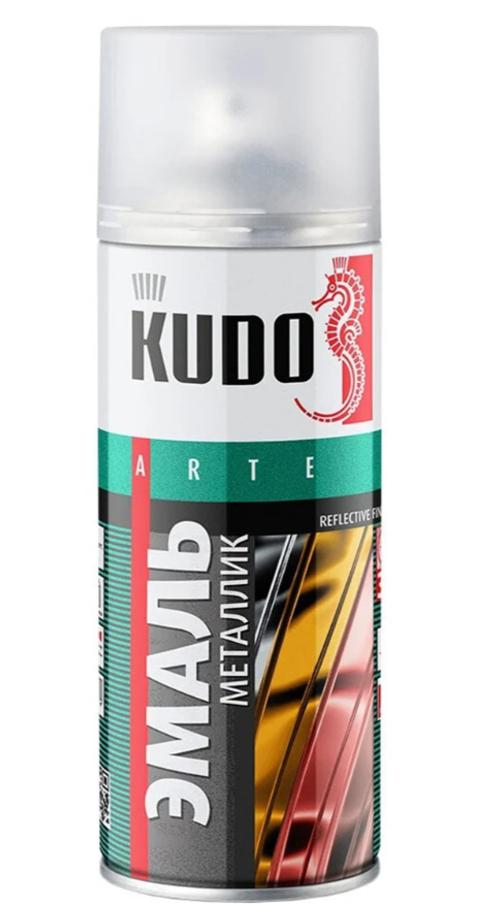 Аэрозольная акриловая краска металлик Kudo , 520 мл