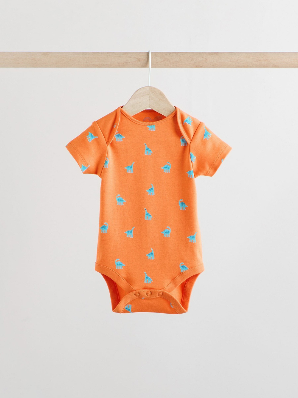 Боди с коротким рукавом для малышей Next E19-890, 5 шт., Зеленый, Голубой, Бежевый, Оранжевый