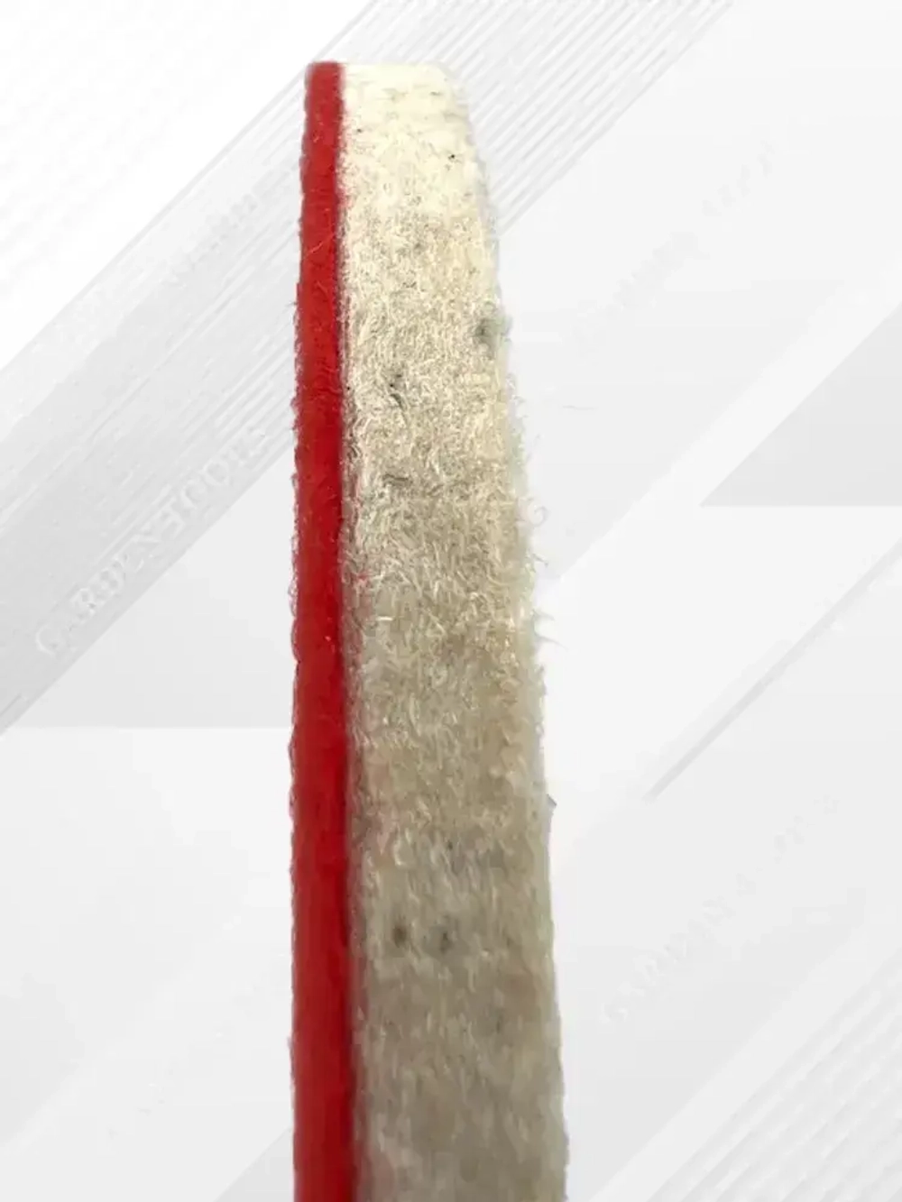 Войлочный круг для полировки под липучку 6х125 мм