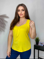 Майка однотонная вискоза МВ515