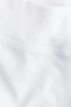 H&M Комплект из хлопкового трикотажа, белый