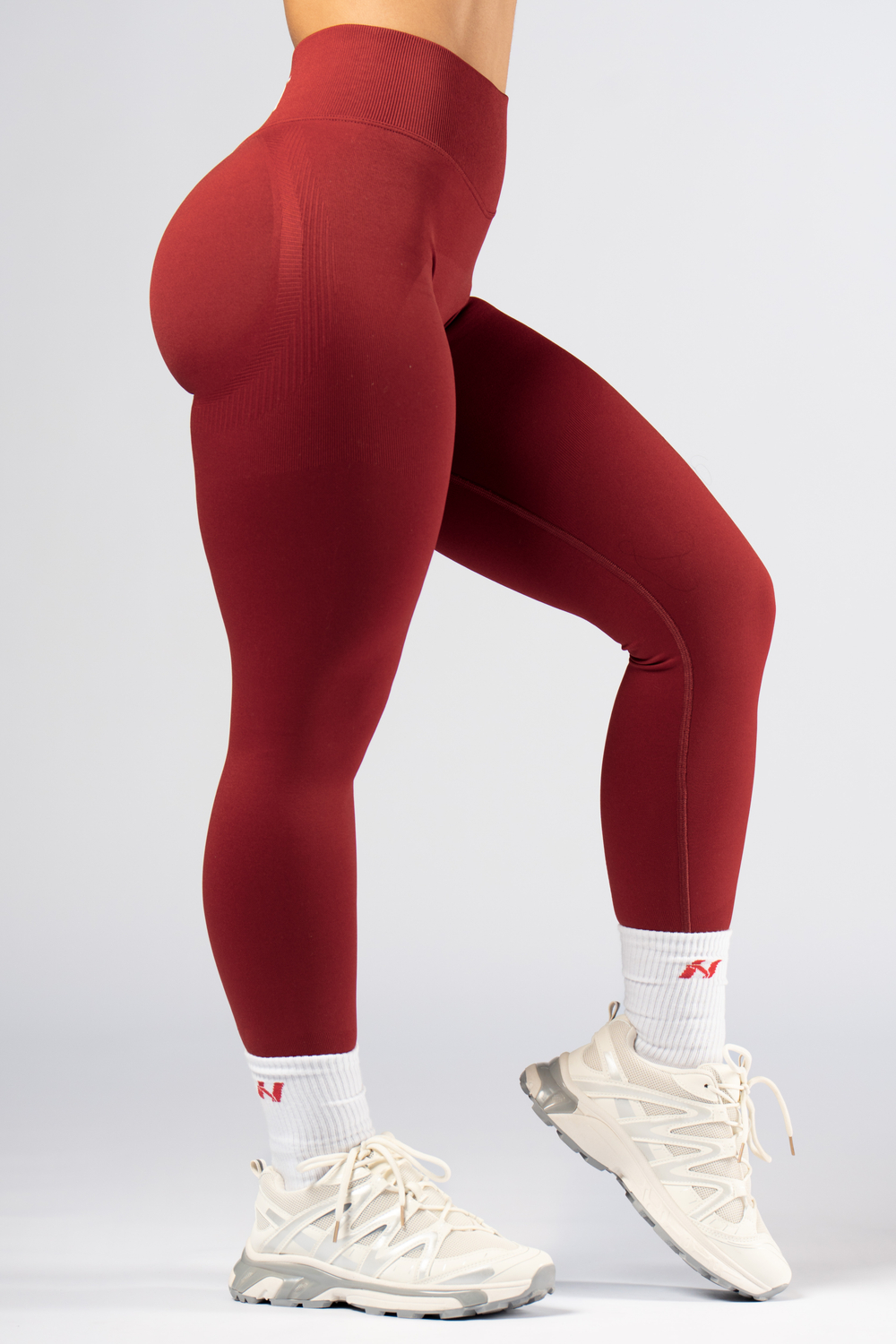Леггинсы High-Waist Push-Up Leggings POWER 888 RED