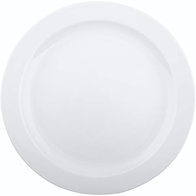 Тарелка «Белая» Принц;фарфор;D=240,H=27мм;белый (Цвет: белый)
