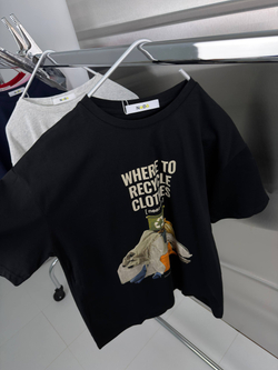 Футболка женская артикул 702 цвет "чёрный"