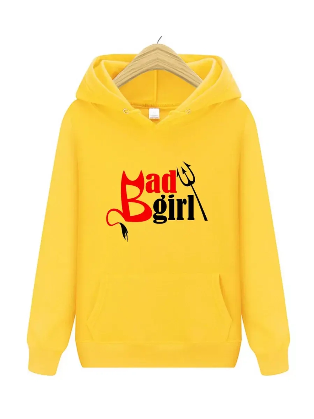 Термотрансфер "Bad girl", наклейка на одежду, 24х19