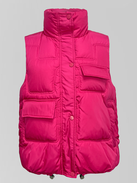 Жилетка Qiuanzhidu D29013 с карманом сзади