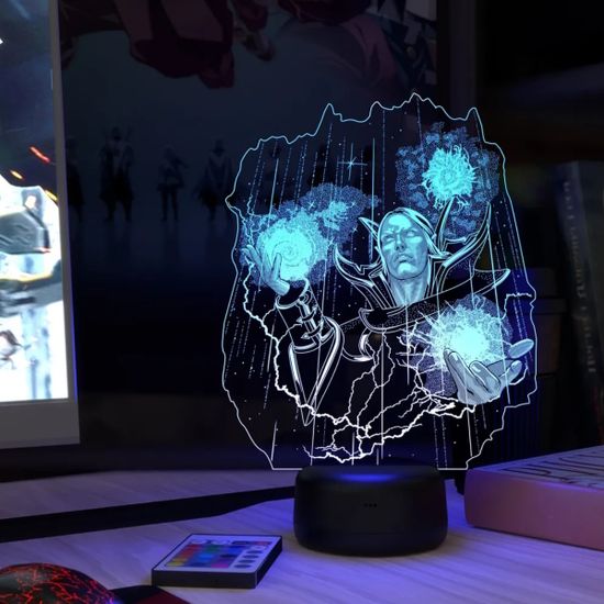 3D лампа Инвокер Invoker Dota 2