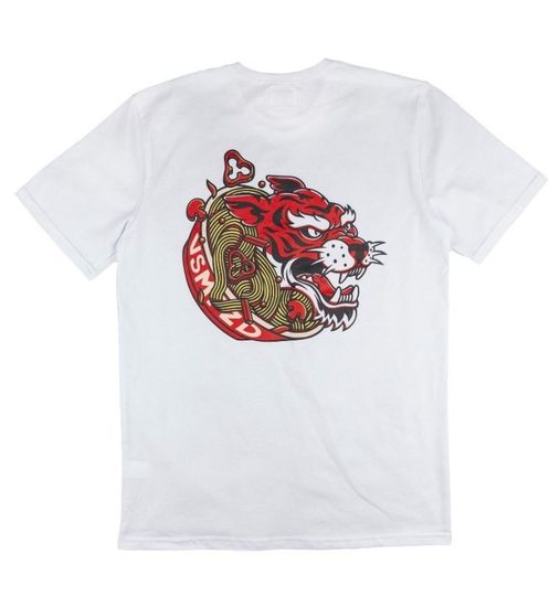 Футболка HOOK Тигр белый