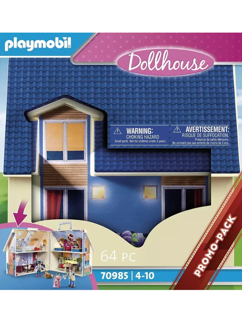 Набор Переносной кукольный домик Playmobil 70985