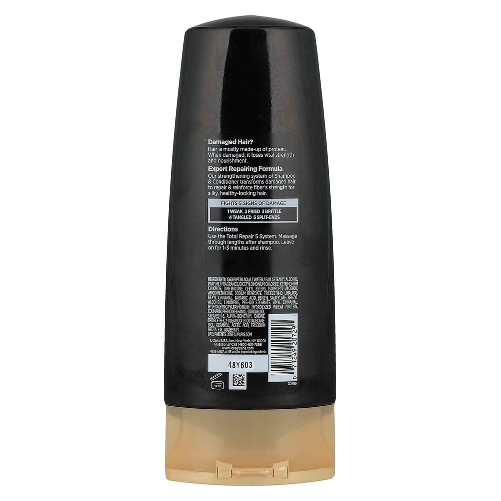 L'Oréal, Elvive, Total Repair 5, восстанавливающий кондиционер, для поврежденных волос, 375 мл (12,6 жидк. Унции)