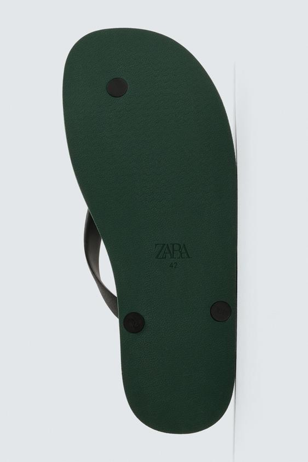 ZARA САНДАЛИИ С РЕМЕШКАМИ, ЗЕЛЕНЫЙ