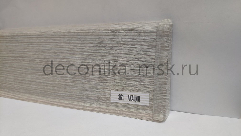 Deconika Напольный плинтус пластиковый Деконика Д70 361 Акация (70х21х2200 мм)