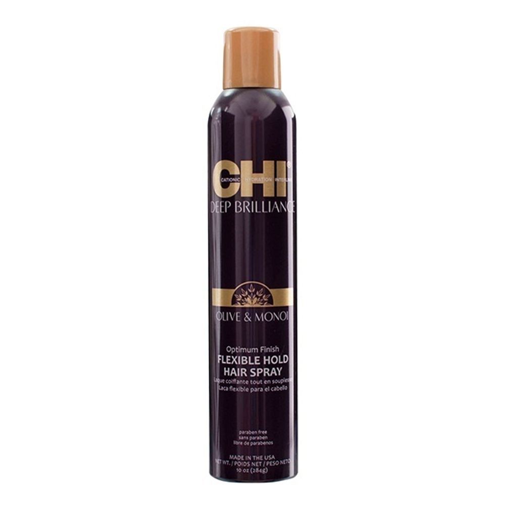 CHI DEEP BRILLIANCE Лак для волос эластичной фиксации, 284 мл