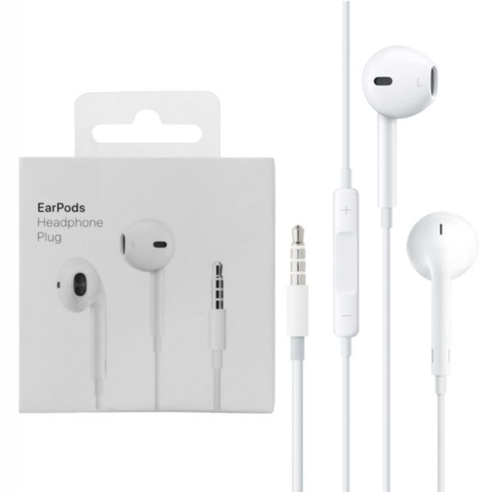 Наушники с микрофоном EaiPods AAA (белый)