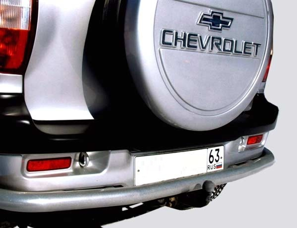 Защита заднего бампера «Коромысло», Chevrolet Niva (- 03.2009)