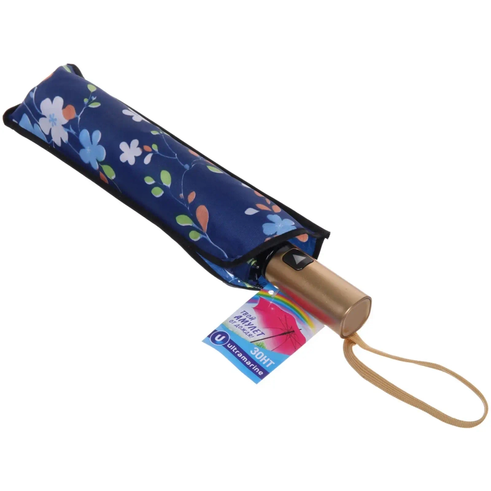 Зонт женский полуавтомат «Лагуна», микс 6 цветов, 8 спиц, d-100см, длина в слож. виде 30см