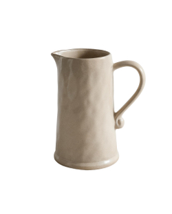 Zara Home кувшин из каменной керамики, цвет серый, 22 см