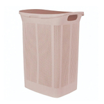 Корзина для белья Keeplex Ajur с откидной крышкой 50л 43х34х59см бежевый топаз