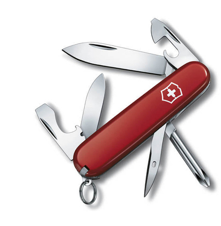 Нож Victorinox Tinker, 91 мм, 12 функций, красный