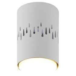 Светильник накладной ЭРА OL11 LD GX53 WH под лампу GX53 со светодиодной подсветкой 1Вт белый | Накладные светильники