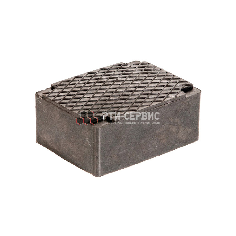 Резиновая опора (РТИ-СЕРВИС 1024) для ножничных подъемников, наборная по высоте