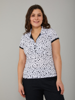 Блузка БЛ-115/белыйгорох