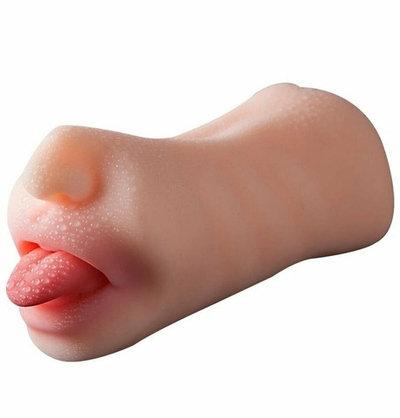 Мастурбатор двойной вагина и рот реалистичный 19,5 см