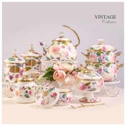 ДУРШЛАГ LEFARD ЭМАЛИРОВАННЫЙ, СЕРИЯ ВИНТАЖ, 22*13 СМ (КОР=4ШТ.)