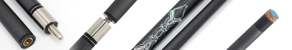 Кий Startbilliards Пул Карбон серый 2РС 145 см.