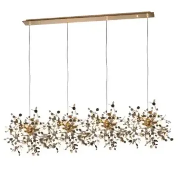 Подвесная люстра 12*G9 L4PL721132 золото Extra Lightstar