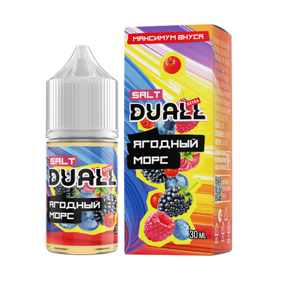 Жидкость (М) Duall Extra Zero (28 мл, 0 мг) Ягодный морс