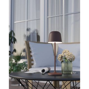 Аккумуляторная настольная лампа сенсорная 2,2W 3000К 900459 коричневый Mannera Eglo