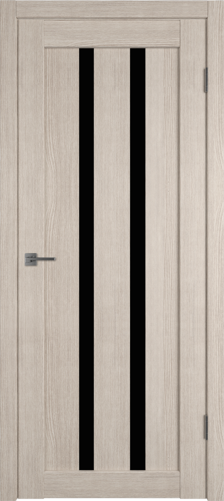 Дверь Atum 2 / Cappuccino / Black Gloss / Владимирские двери