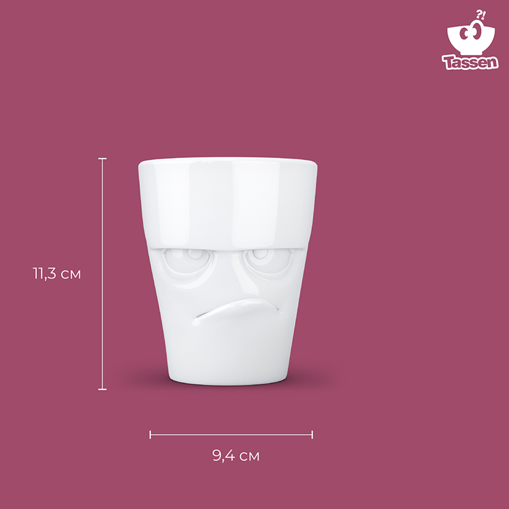 Кружка grumpy, 350 мл, белая