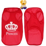 Майка для кошек и собак мелких пород «Бонита на стиле», мамина принцесса, размер М (обхват шеи 28, длина спинки 29см, объем груди 42см, от 3 до 6кг)