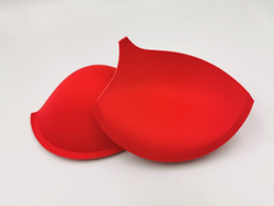 Чашки, с уступом под бретель, пуш-ап, красные, (Арт: АС50-100.85В), 80С, 85В, 90А