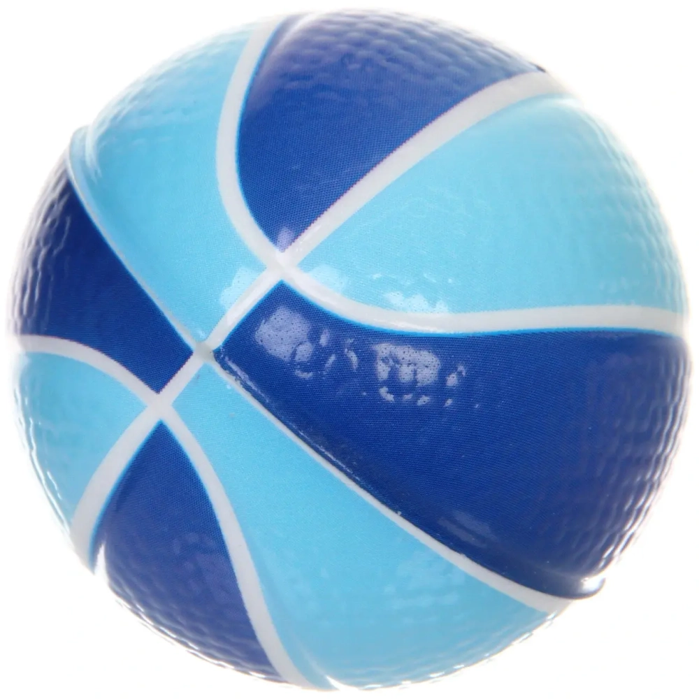 Мяч 6,3 см «Баскетбол» (антистресс) попрыгун, микс СТИКЕР НА ШОУ-БОКС