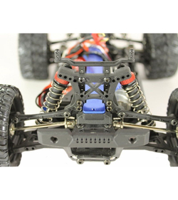 Радиоуправляемый монстр Remo Hobby SMAX Brushless V2.0 (синий) 4WD 2.4G 1/16 RTR