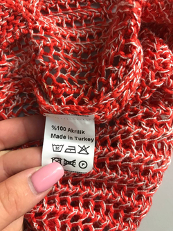 Платье вязаное летнее, визуально на 46 размер