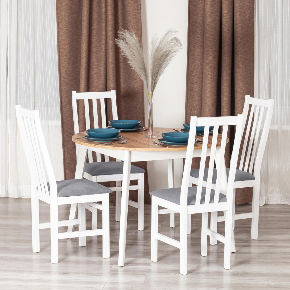 Sweden (Tetchair) Стул (white/серый)