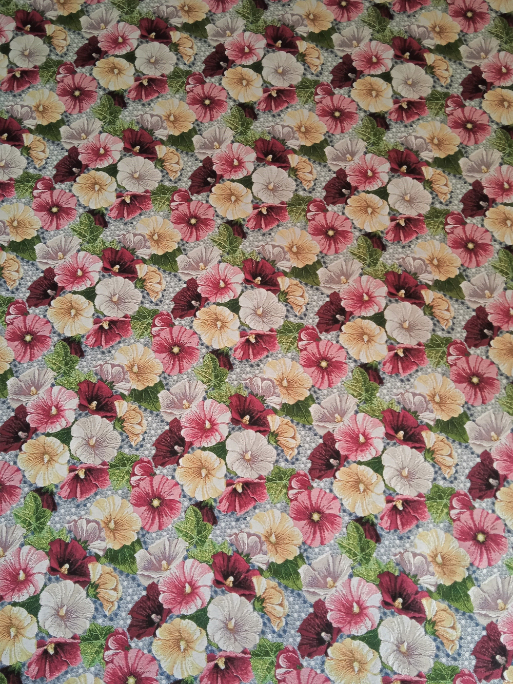 Гобеленовая скатерть Мальвы D 200 см