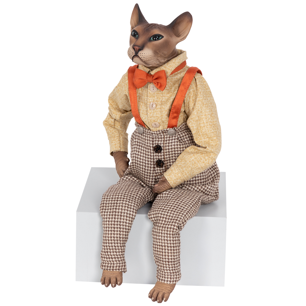 Кукла коллекционная Кот Бруно