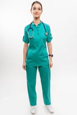 Медицинский топ Доктор Чехов, арт.5131 Teal Blue