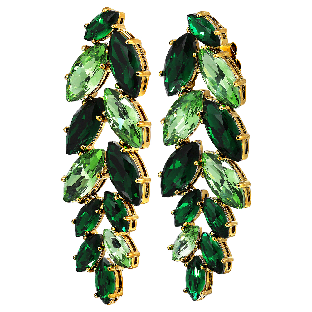 Серьги Dyrberg Kern BANYAN SG EMERALD GREEN 470037
