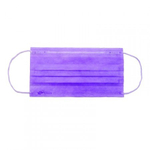 Маска 3-слойная 50 шт фиолетовая в коробке (премиум) Benovy