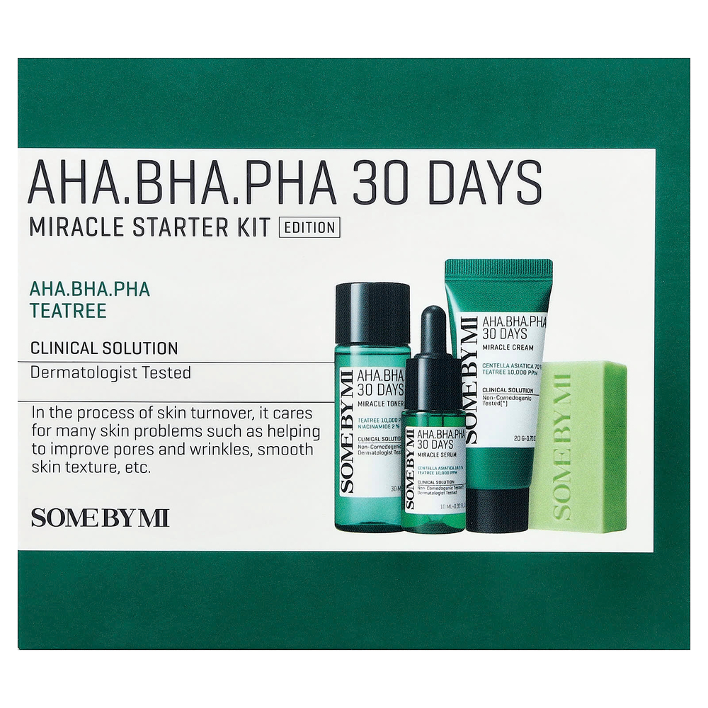 SOME BY MI, AHA.BHA.PHA, 30 Days Miracle, стартовый набор из 4 предметов